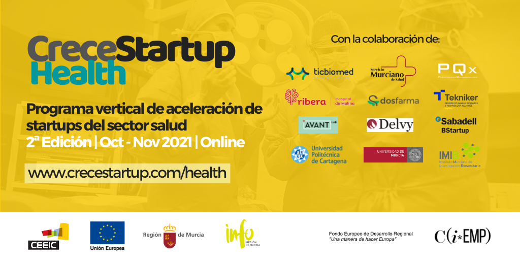 Cartel CreceStartup Health 2021